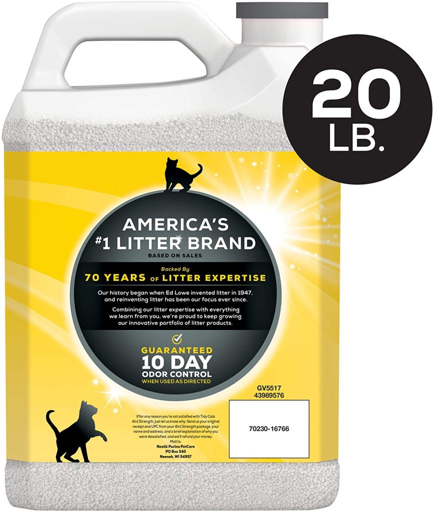 Purina Tidy Cats 4in1 Strength Clumping Cat Litter Wits Arc