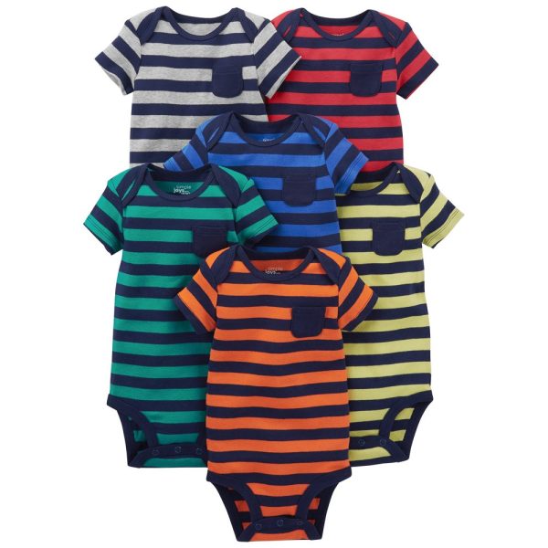 Simple Joys by Carter's Baby 6-Pack Short-Sleeve Bodysuit